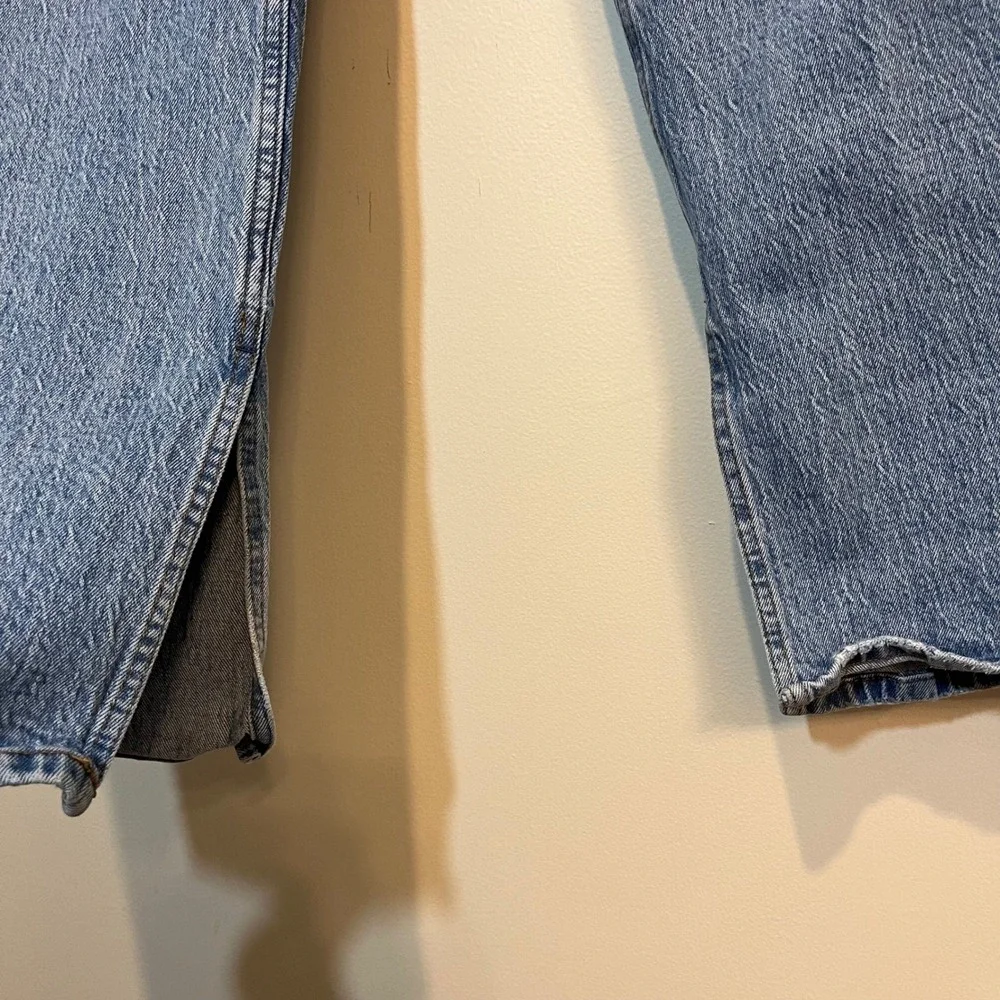 Abercrombie & Fitch Jeans 90s Relaxed High Rise Rigid Denim Split Seam 30 / 10 - Picture 5 of 7